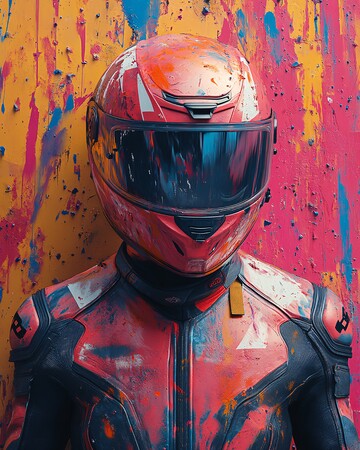 头盔涂鸦墙头盔涂鸦背景2