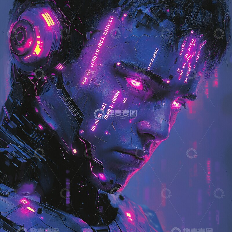 高清大图下载【趣麦麦图】机器人音乐家3