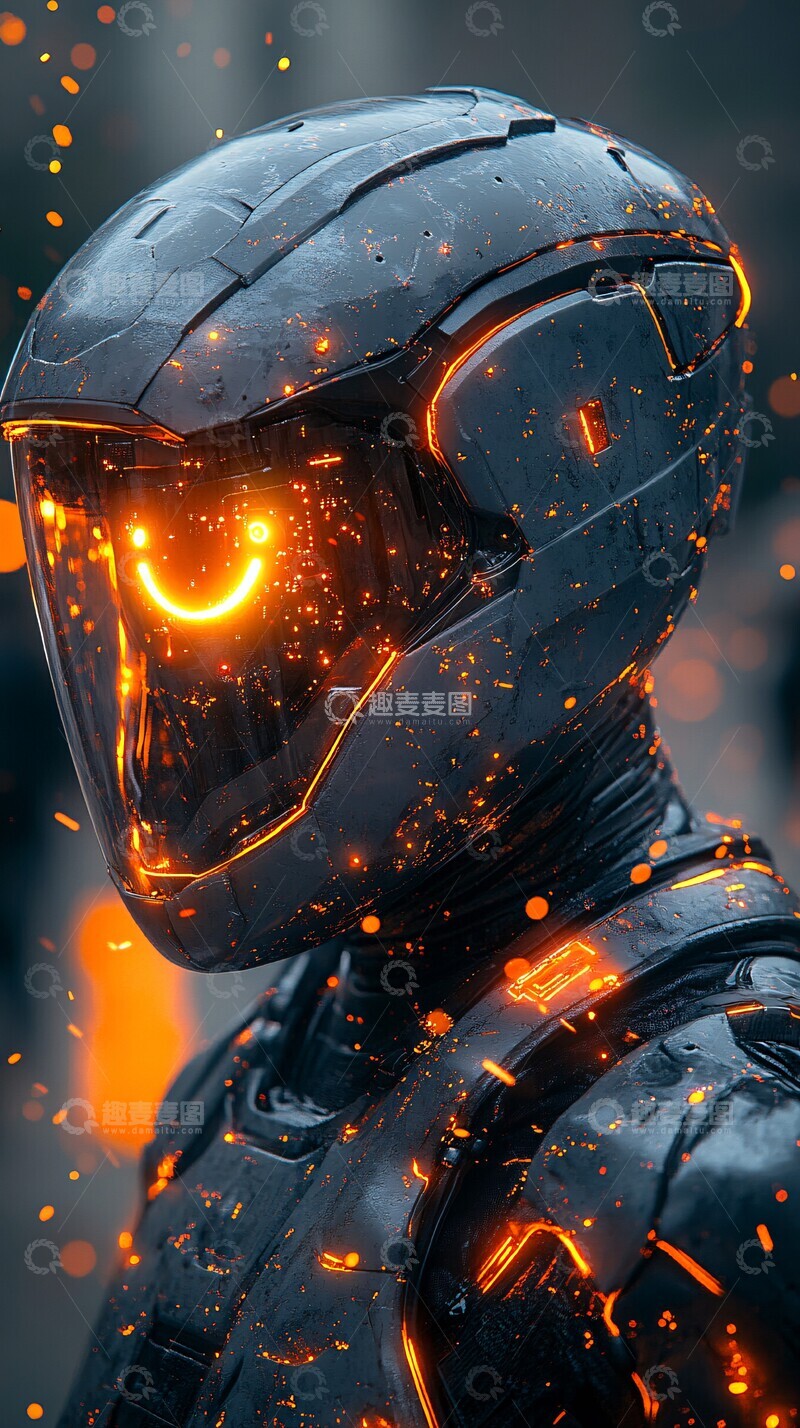 高清大图下载【趣麦麦图】赛博朋克警察3