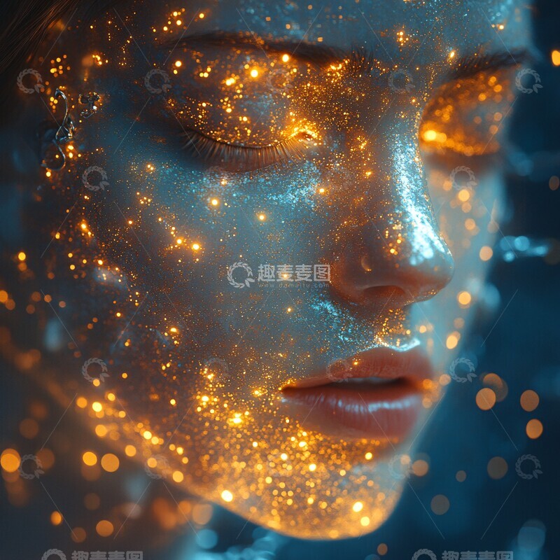 高清大图下载【趣麦麦图】光影星河光影星河反射3