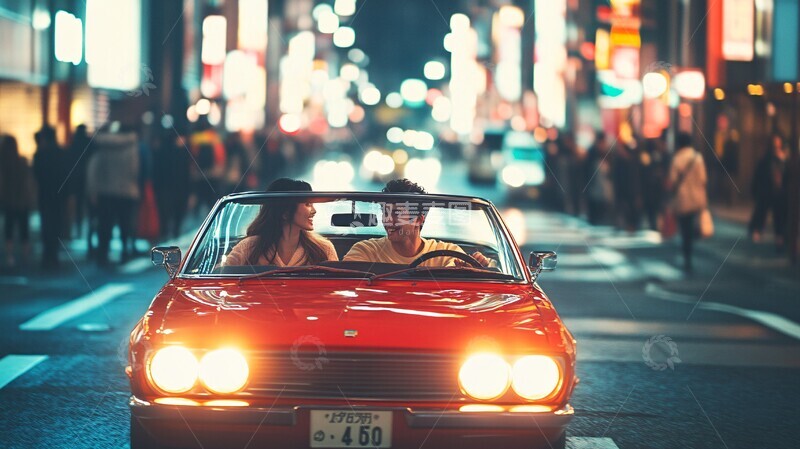 高清大图下载【趣麦麦图】情侣赛车瞬间3