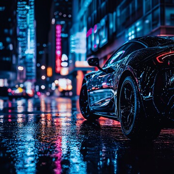 夜色街头的黑车3