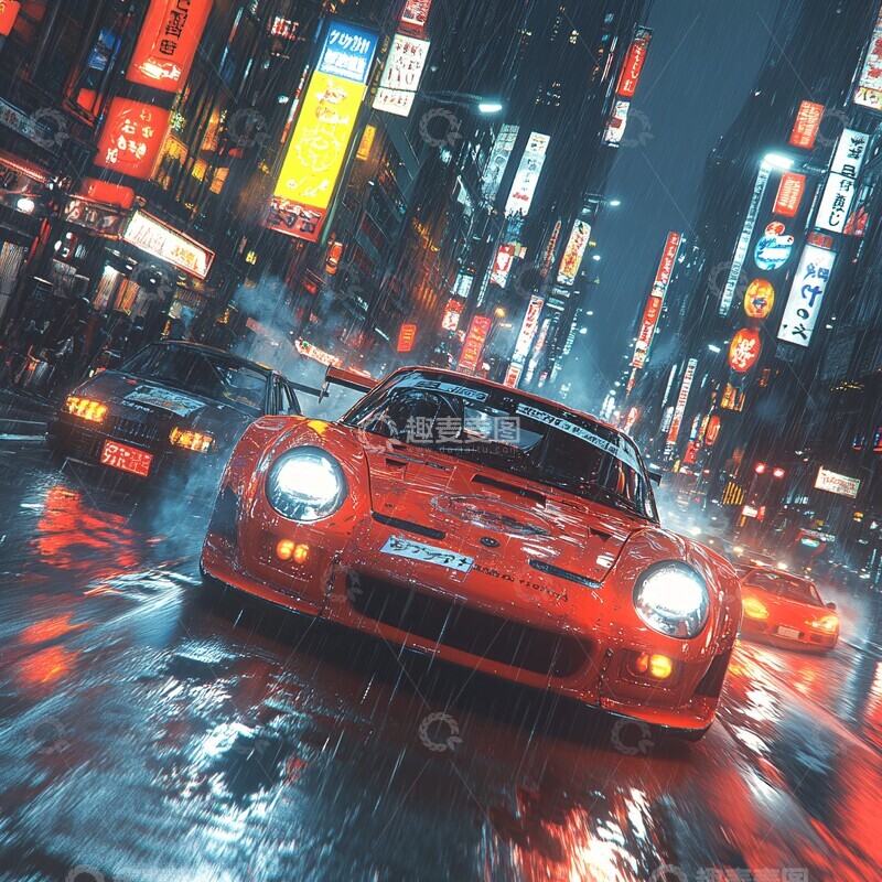 高清大图下载【趣麦麦图】街头赛车瞬间2