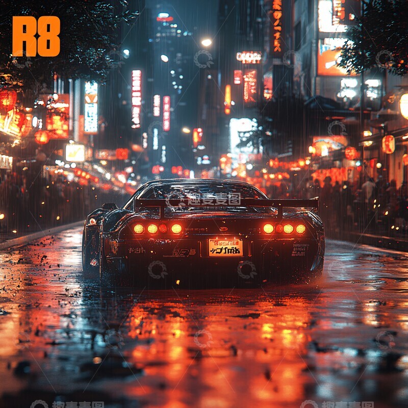 高清大图下载【趣麦麦图】街头赛车瞬间3
