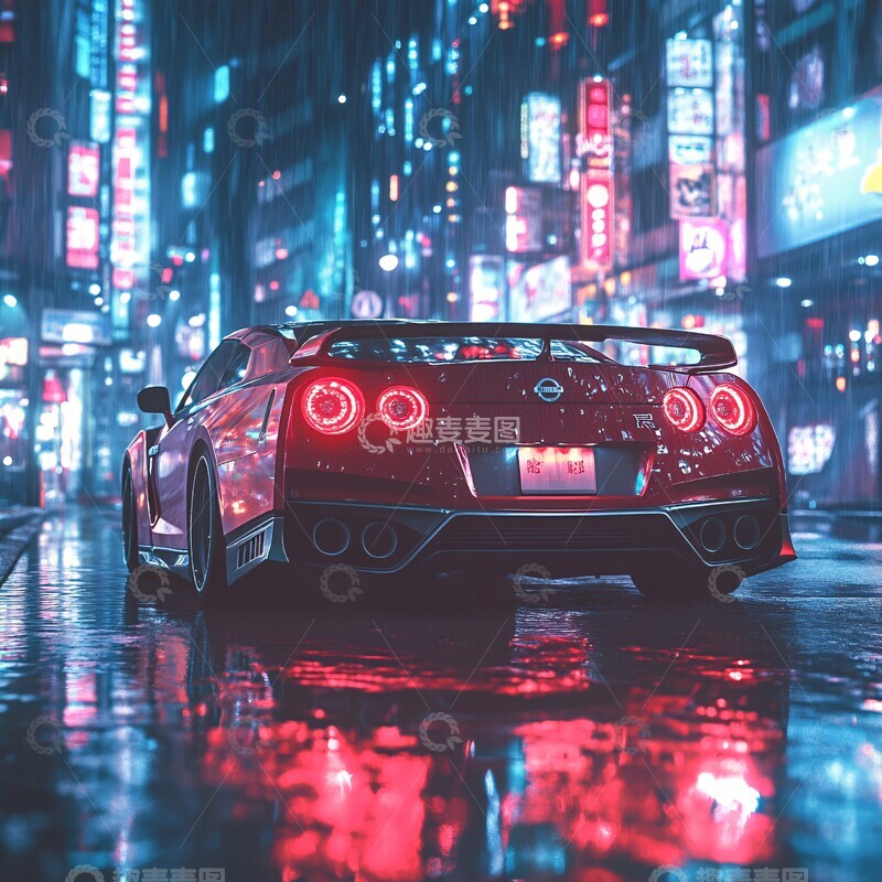 高清大图下载【趣麦麦图】日产夜色街头2