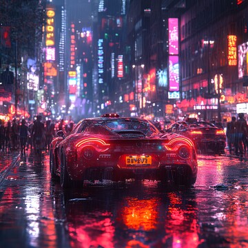 夜城霓虹赛车派对1