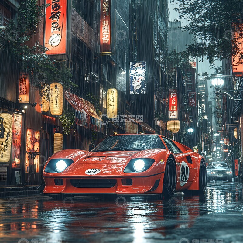 高清大图下载【趣麦麦图】跑车动漫风格2