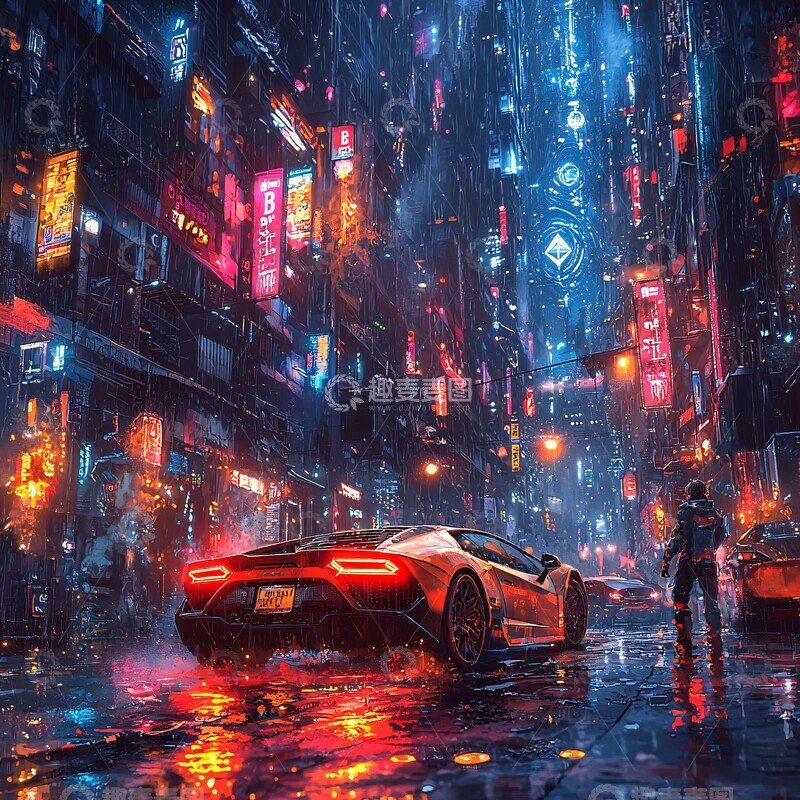 高清大图下载【趣麦麦图】数字黄金未来城