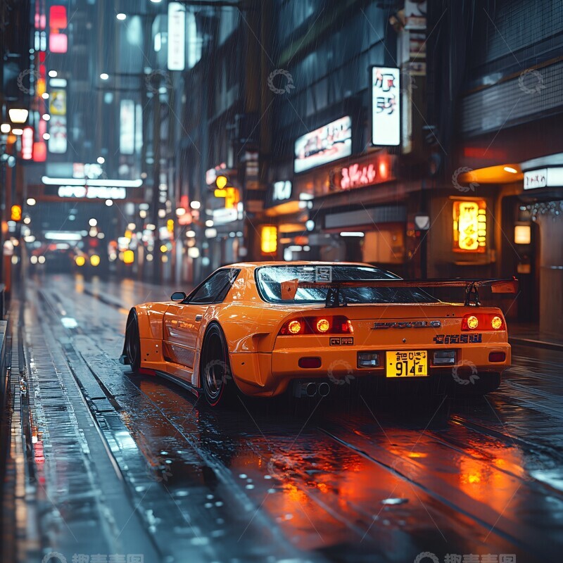 高清大图下载【趣麦麦图】跑车动漫风格3