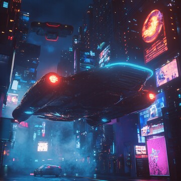 飞车高楼蓝紫光2