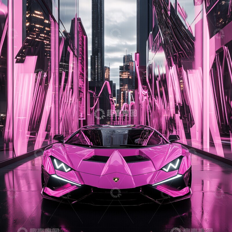 高清大图下载【趣麦麦图】碳纤豪车比特币