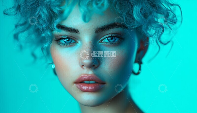 高清大图下载【趣麦麦图】前端科技色彩2