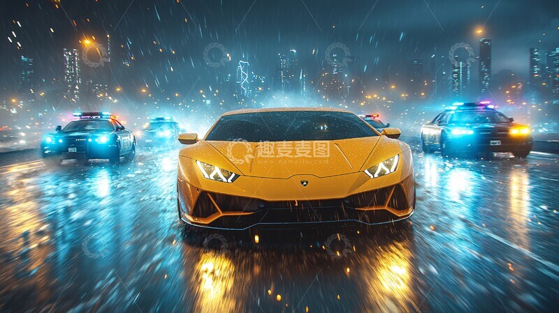 高清大图下载【趣麦麦图】午夜追车战午夜追车引擎2
