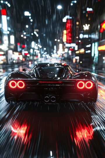 雨夜飞驰雨夜飞驰跑车1