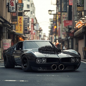 黑定制暴走族车2