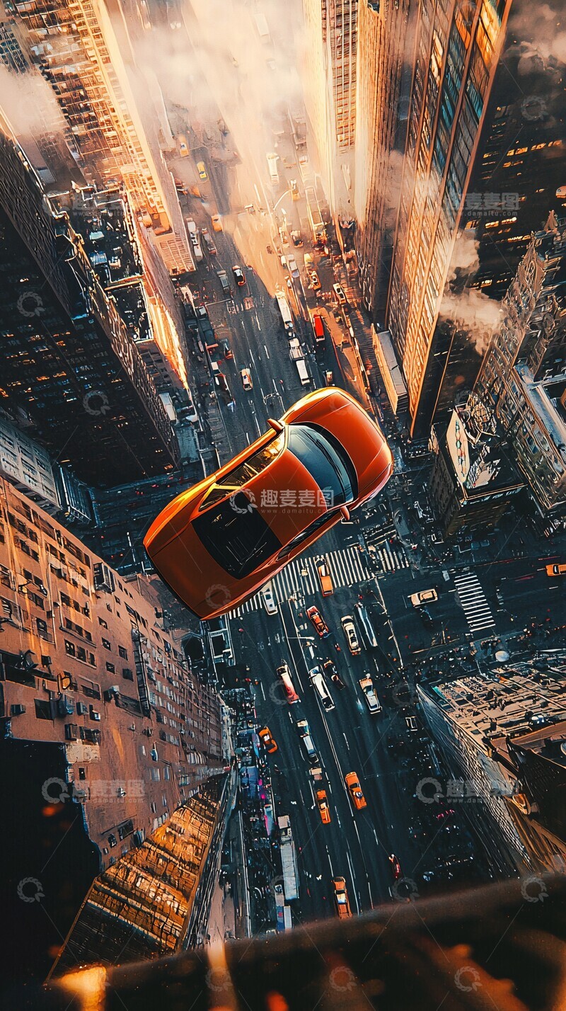 高清大图下载【趣麦麦图】汽车城市穿梭2