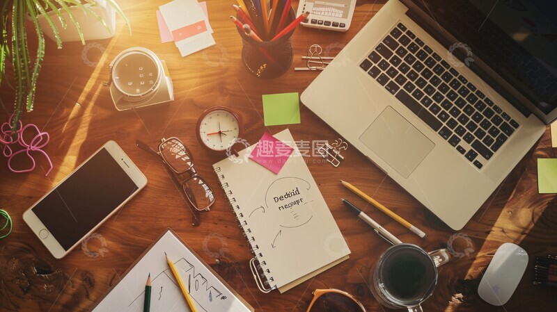 高清大图下载【趣麦麦图】创业空间工作场景2