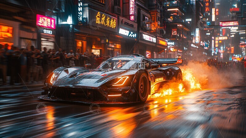 高清大图下载【趣麦麦图】街头赛车冲刺夜3