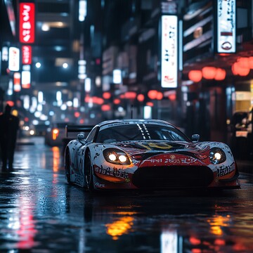 赛车准备夜跑2