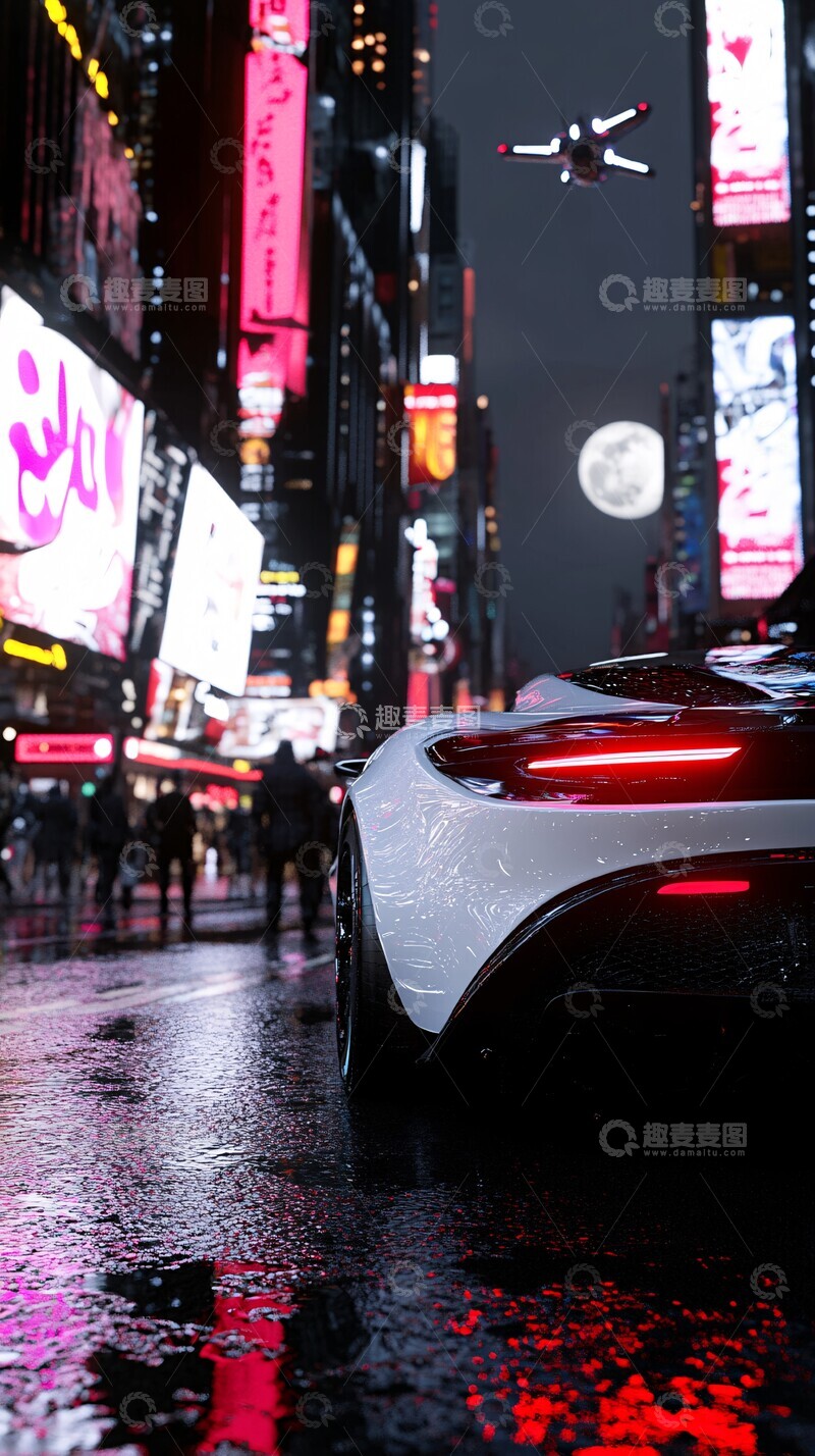 高清大图下载【趣麦麦图】未来都市街景6