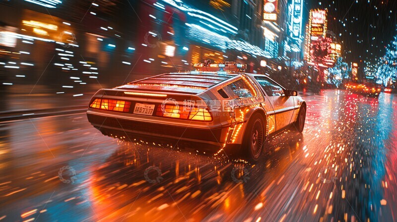 高清大图下载【趣麦麦图】时光车疾驰未来3