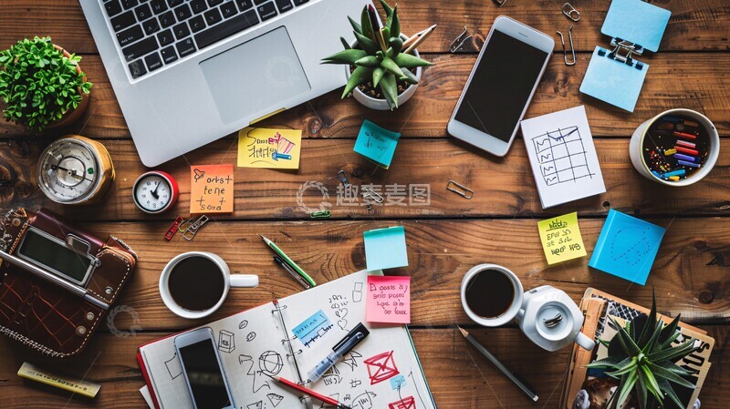 高清大图下载【趣麦麦图】创业空间工作场景3