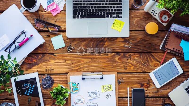 高清大图下载【趣麦麦图】创业空间工作场景
