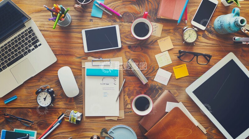 高清大图下载【趣麦麦图】创业空间工作场景1