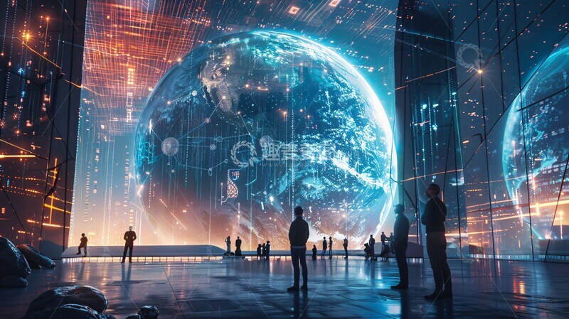 高清大图下载【趣麦麦图】太空商业战略会