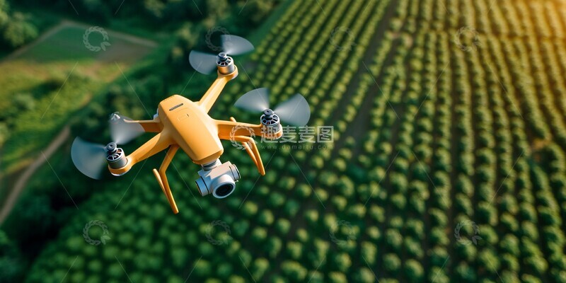 高清大图下载【趣麦麦图】无人机农田监测3