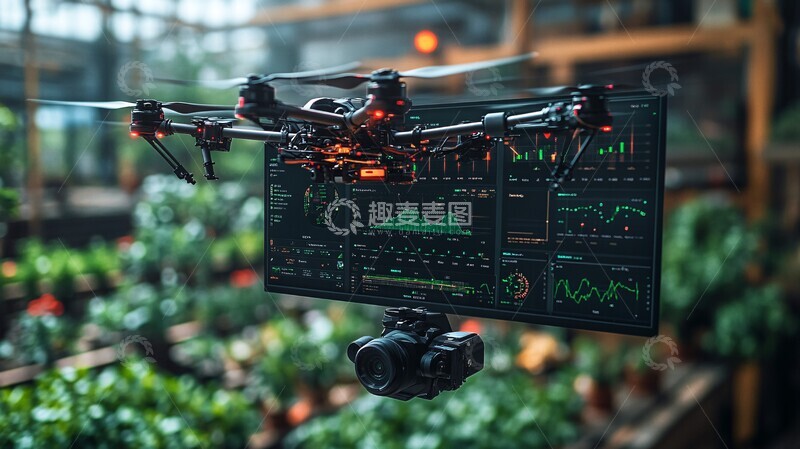 高清大图下载【趣麦麦图】无人机地貌数据监测1