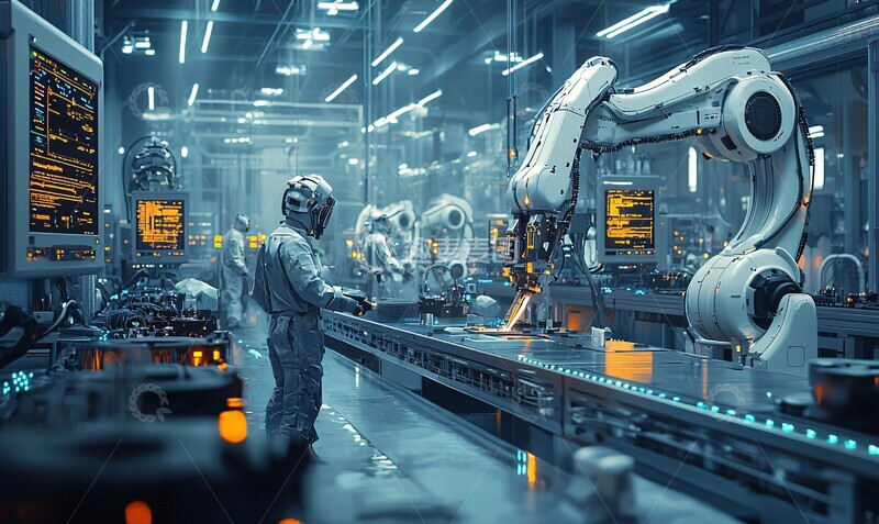 高清大图下载【趣麦麦图】碳纤维生产工厂2