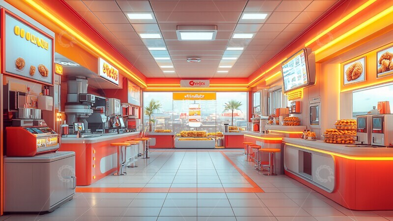 高清大图下载【趣麦麦图】机器人鸡块工厂2