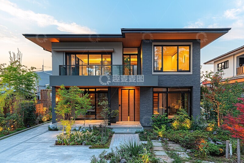 高清大图下载【趣麦麦图】现代独栋房屋3