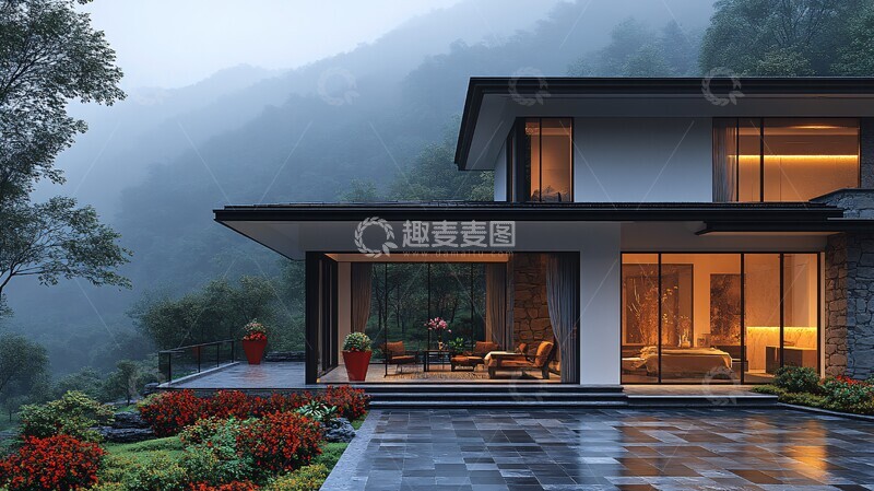 高清大图下载【趣麦麦图】山景豪宅山景豪宅现代3