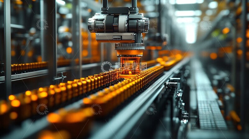 高清大图下载【趣麦麦图】机械臂工厂布局2