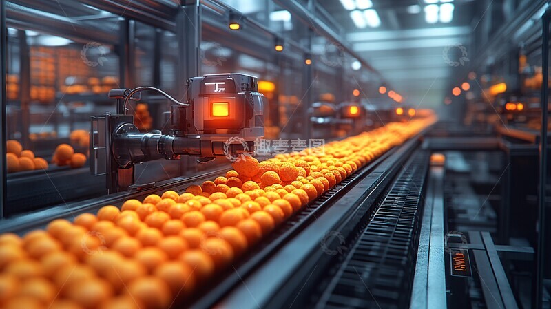 高清大图下载【趣麦麦图】机器人鸡块工厂1