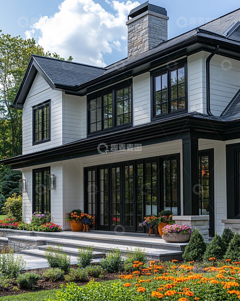 高清大图下载【趣麦麦图】白色外墙现代住宅3