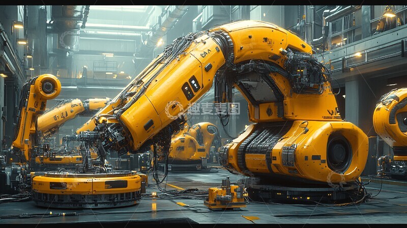 高清大图下载【趣麦麦图】自动化作业现场1