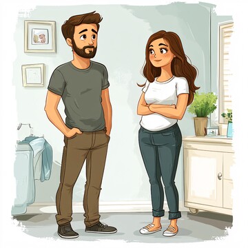 丈夫照顾经期妻子3