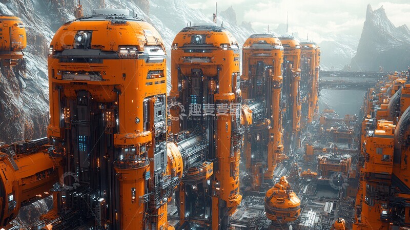 高清大图下载【趣麦麦图】生产线机械结构2