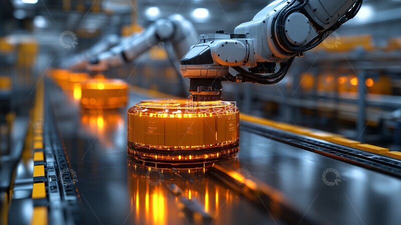 高清大图下载【趣麦麦图】机械臂自动装箱系统3