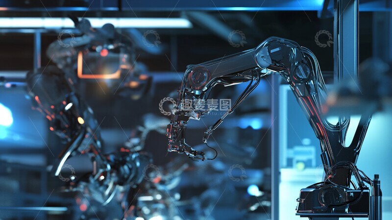 高清大图下载【趣麦麦图】智能工厂未来科技3