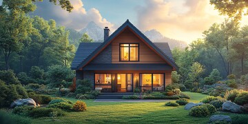 夏日住宅与庭院3