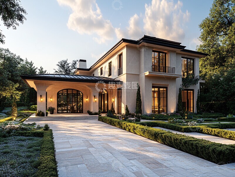 高清大图下载【趣麦麦图】地中海风格住宅3