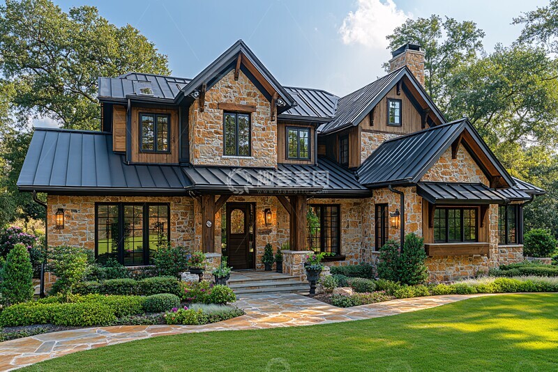 高清大图下载【趣麦麦图】金属屋顶的家居3