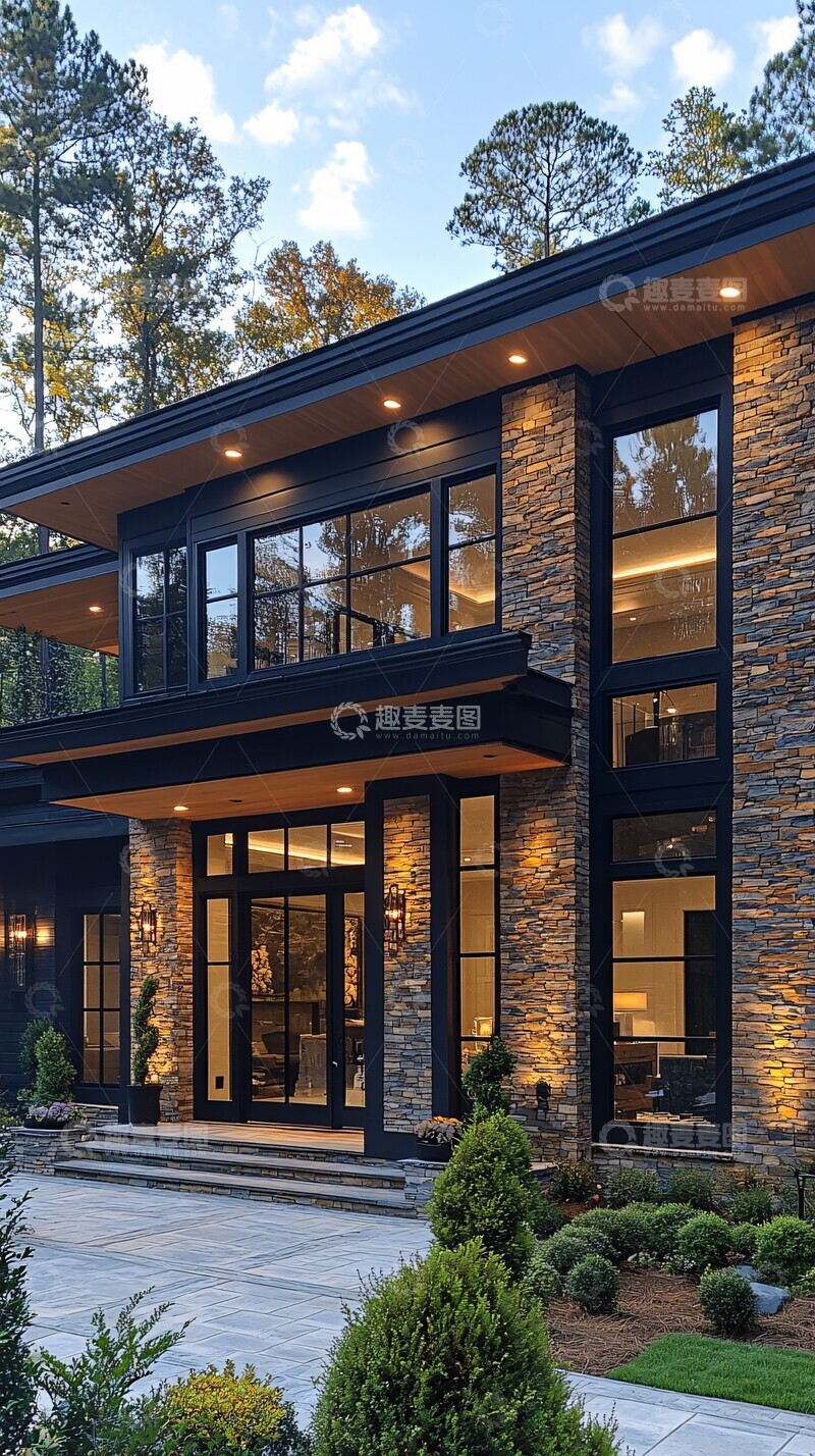 高清大图下载【趣麦麦图】三栋现代住宅展示3