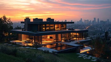 山顶夜景山顶夜景城市3