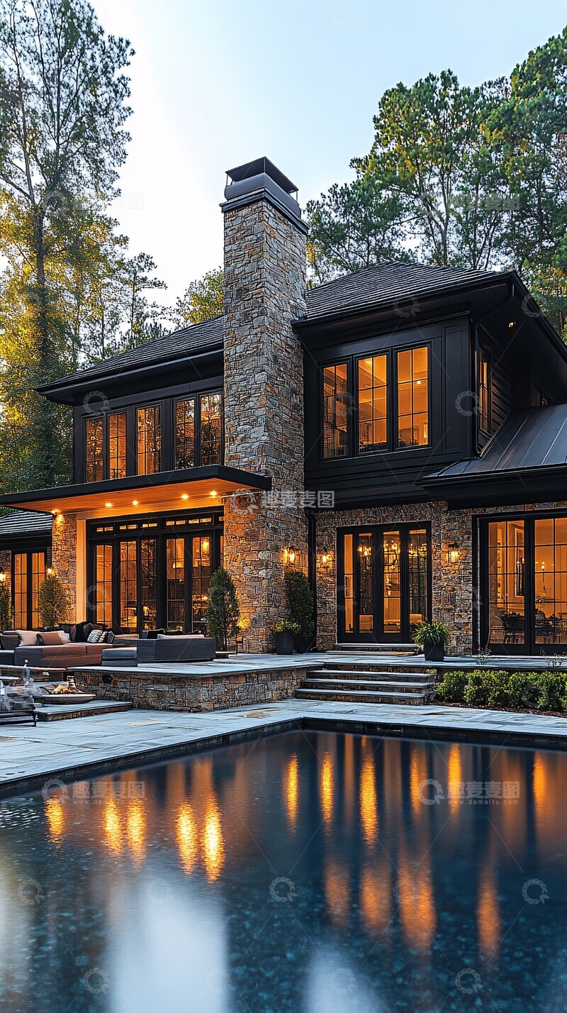 高清大图下载【趣麦麦图】三栋现代住宅展示2