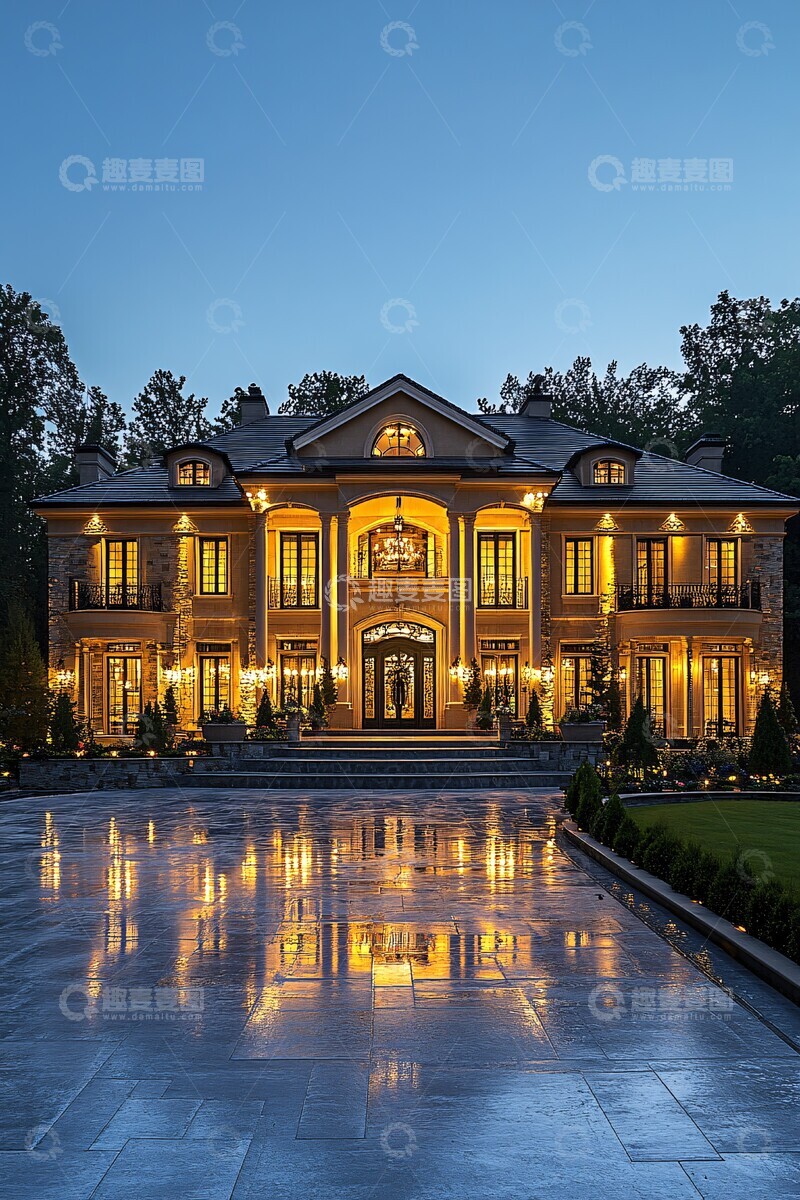 高清大图下载【趣麦麦图】现代豪华大宅3